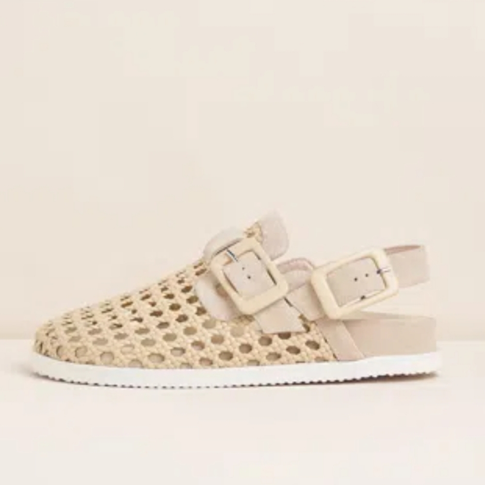 Charlotte Stone Porter Oat Woven Size 6